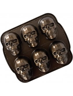 Nordic Ware,,Nordic Ware Haunted Skull Cakelet Pan - BQXYQFIPB