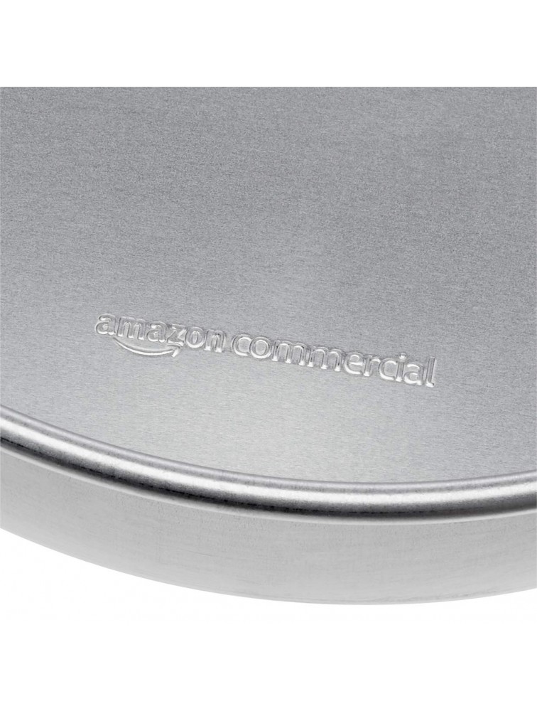 Commercial Aluminum Round Cake Pans 5-Piece Set Includes Pan Sizes in 12 10 8 6 and 4 Inches - B7158W867