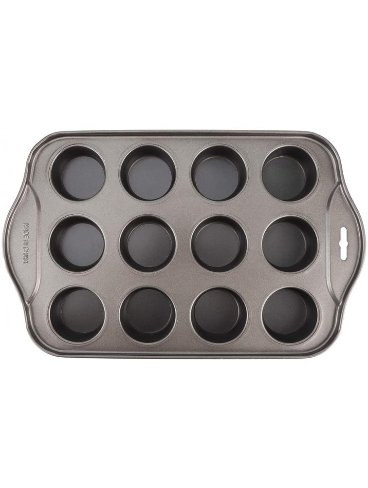 Nichhany Mini Round Cheesecake Pan 12 Grids Carbon Steel Nonstick DIY Baking Cake Bakeware Kitchen Utensils - B269DNCKI