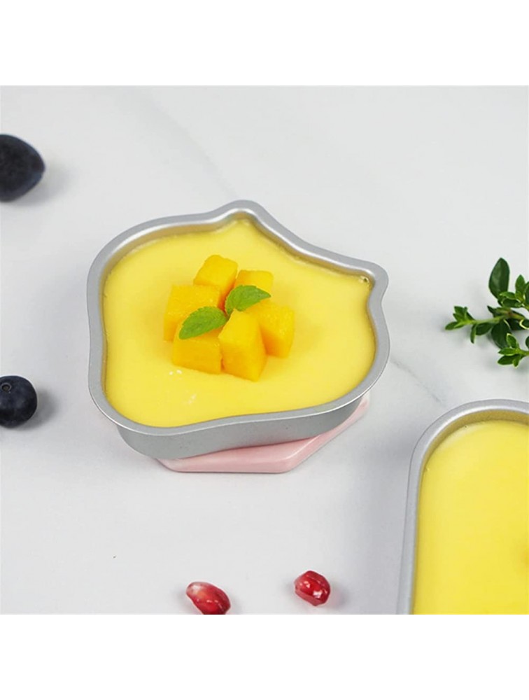 3pcs set Puddings Mould High Temperature Resistance Fast Heat Conductio Easy Cleaning For Steamed Cupcake Rice Cakes Tartlets Small Baking Tools Color : A - B9XP8M71R