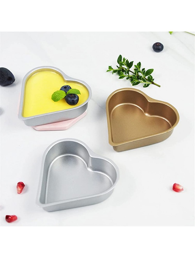 3pcs set Puddings Mould High Temperature Resistance Fast Heat Conductio Easy Cleaning For Steamed Cupcake Rice Cakes Tartlets Small Baking Tools Color : A - B9XP8M71R