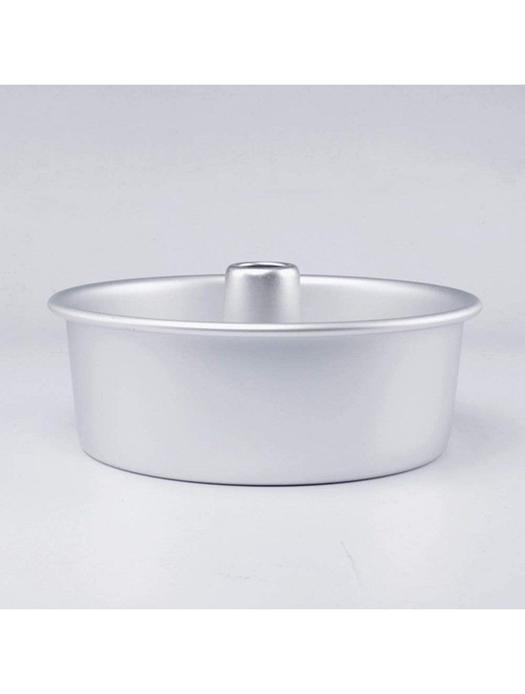 6 inch Round Cake Mold Aluminum Chiffon Mousse Pastry Baking Mould DIY Baking Cake Tools Removable Bottom Hollow Chimney Pan - B6SPG6LM0