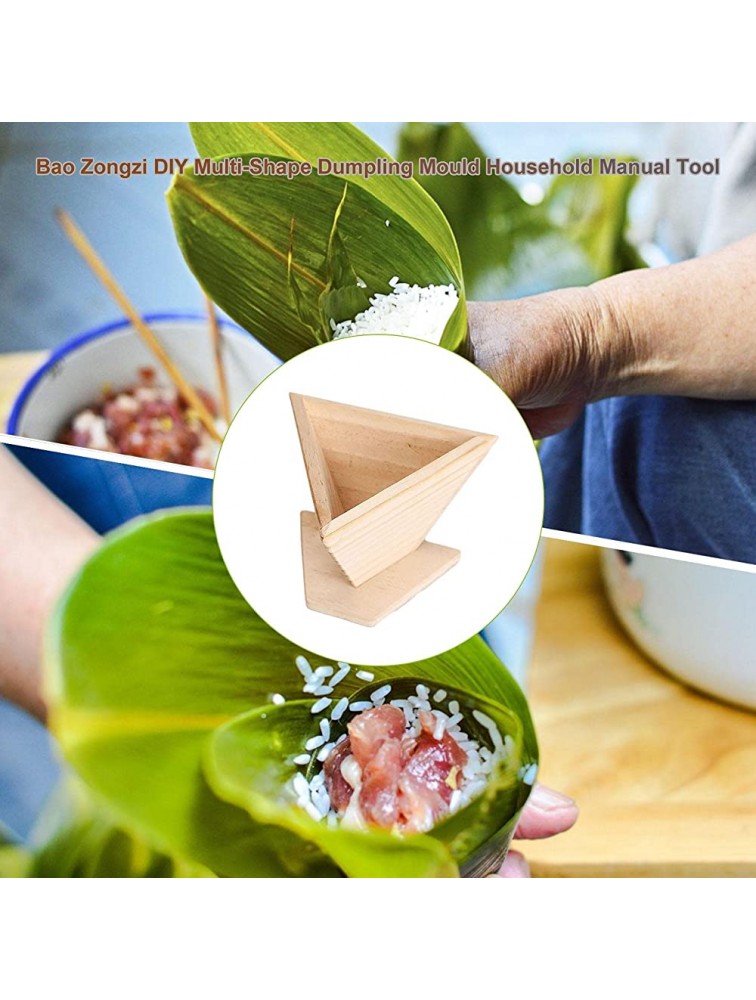 Bao Zongzi DIY Multi-Shape Dumpling Mould | DIY Traditional Dragon Boat Festival Zongzi Molds Sticky Rice Dumpling Mold Rice-Pudding Baking Molds Kitchen Accessories - B7C4TH28L