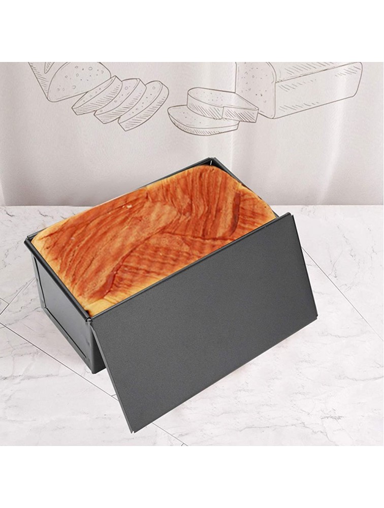 Eulbevoli Black Toaster Toaster Box for Bread Shop for Bakery - B9PYDQL7I