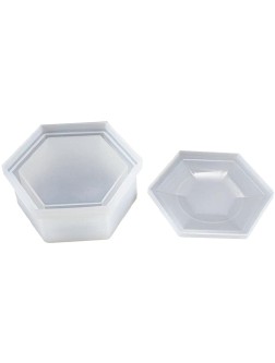 High Mirror Handmade Plum-Shaped Silicone Mould DIY Hexagon Storage Box Mold Crystal Epoxy Making Craft Molds Tools Universal Lighter Cover Mold - B04X7974D