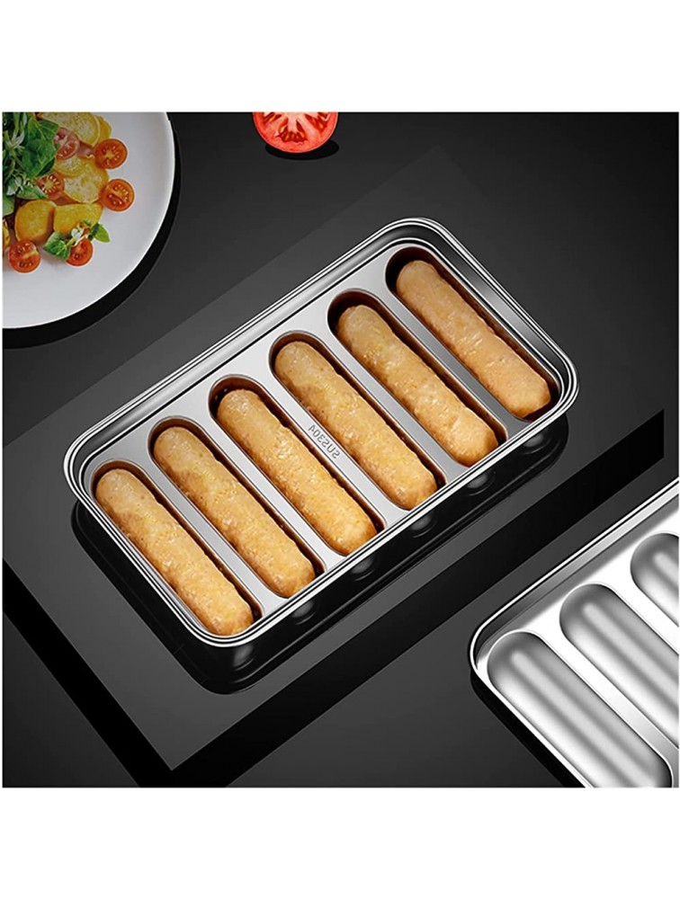 High- quality Pie Making Tools 304 Stainless Steel Sausage Maker DIY Making Mold Hot Dog Making Mould Baked Ham Sausage Box Household Kitchen Baking Tools Color : Sausage Mold - BMJ2SC3P4