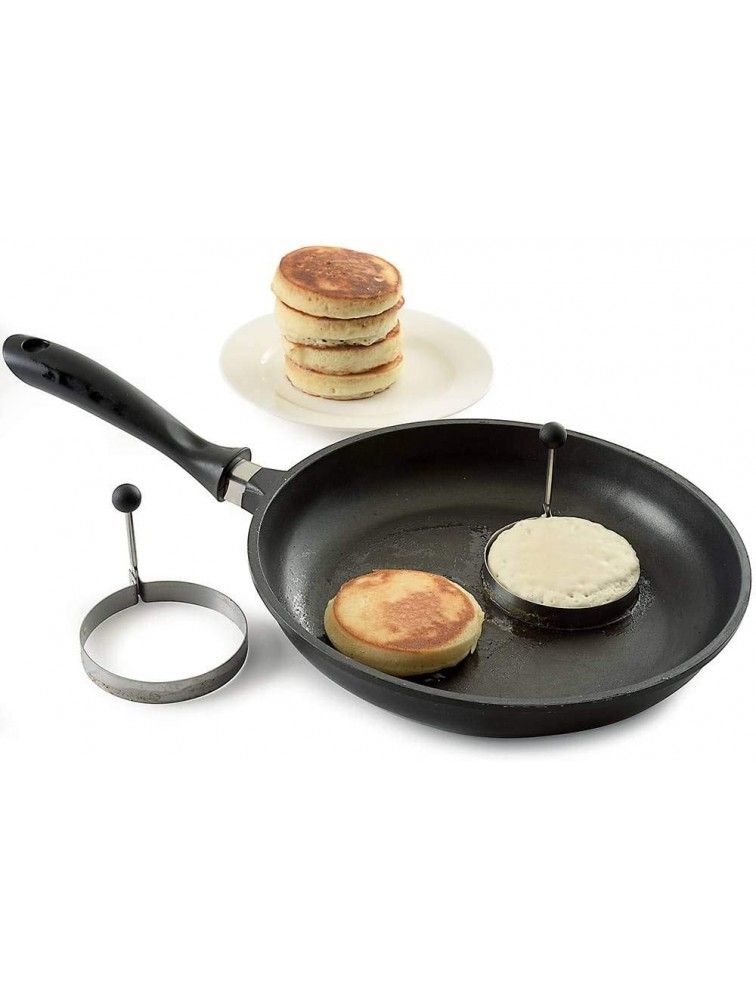 Norpro Stainless Steel Round Egg Pancake Rings 3.75 Silver - B5ZV0LABR