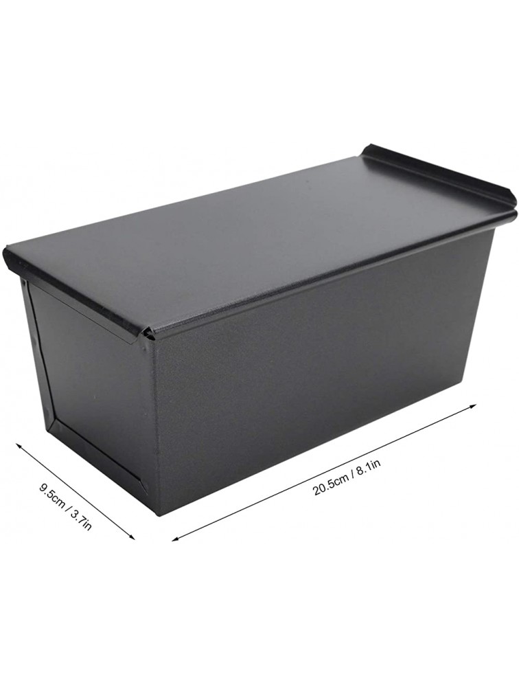 Okuyonic Black Covered Frosted Toaster Mold Toaster Box for Bread Shop for Household Oven - BYMIIOJ94