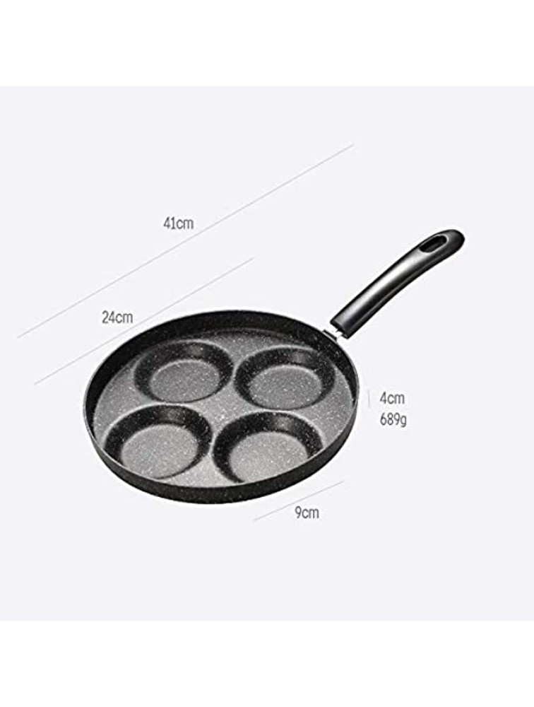 SHYOD Induction Cooker Special Frying Egg Pan Four Grid Poached Egg Egg Dumpling Mold Household Maifan Stone Non-Stick Breakfast - B61ZCRFW0
