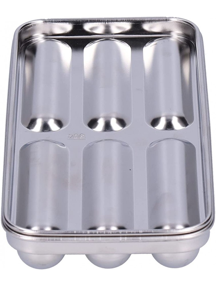 Stainless Steel Sausage Mould,Stainless Steel Mould Food Grade Sausage Maker Mold DIY Baking Mold for Home Kitchen Restaurant HotelSquareSection-18103CM - B1HYEYX8U