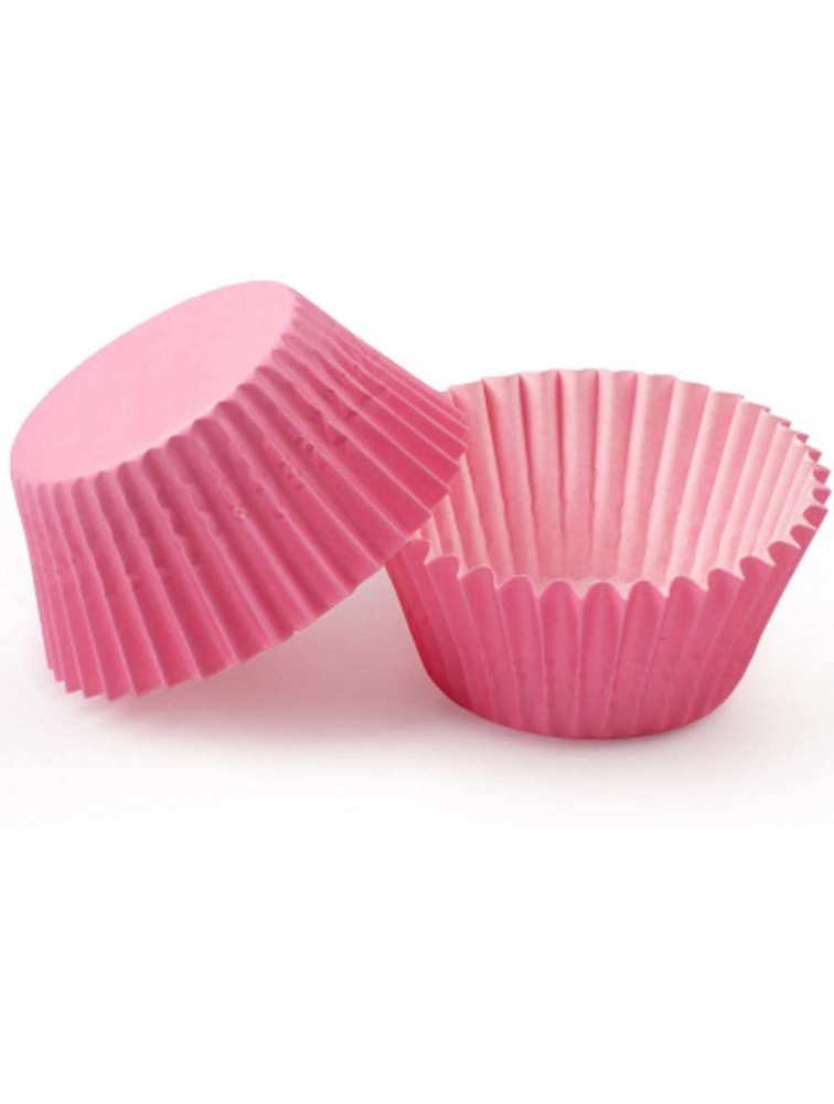 100 Pieces Standard Cupcake Cup Liners Nonstick Parchment Papers Baking Cups Safe Food Grade Inks and Paper Grease Proof Cupcake Liners for Baking Muffin and Cupcakes Decoration Cups Pink 100pcs - B78SSWCJF