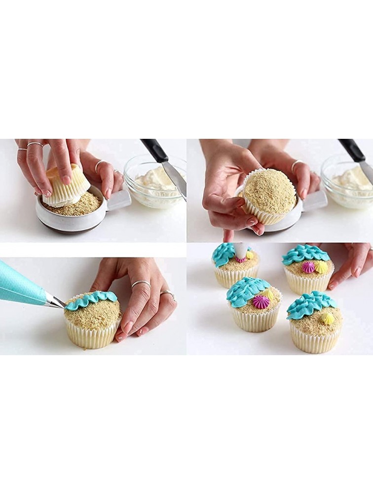 Gifbera Mini White Cupcake Liners 400-Count Greaseproof Paper Muffin Baking Cups for Baking Wedding Celebration - BLVPK0NZB