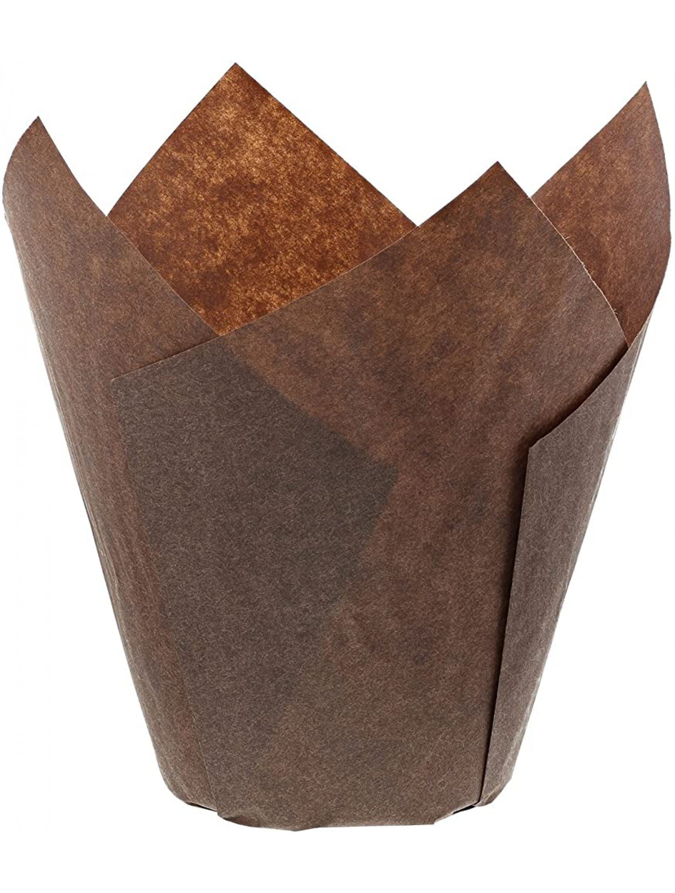 Royal Brown Tulip Style Baking Cups Large Sleeve of 200 - BMI5F5974