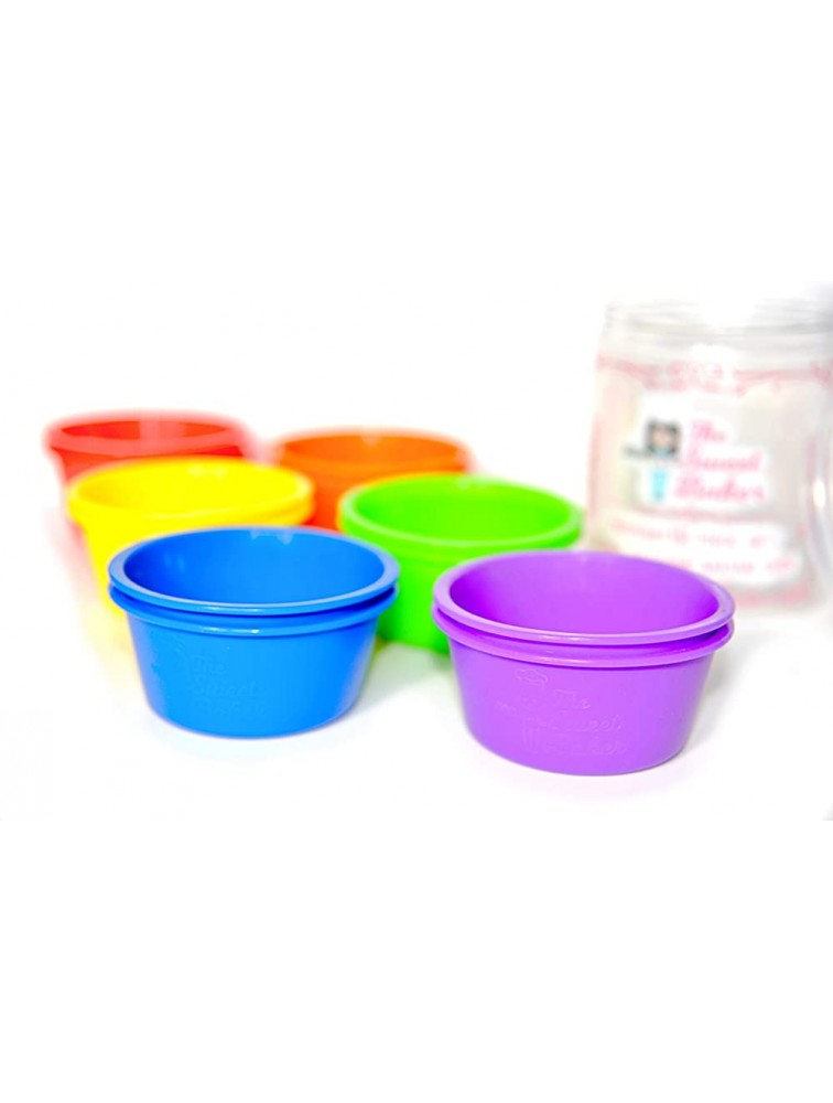 The Sweet Baker | Professional Jumbo Silicone Baking Cups | Premium 12 Piece Set | Reusable Cupcake Muffin Pans | BPA Free - BUQGT2GXG