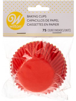 Wilton BAKECUPS ASST 75CT STD Assorted Primary Colors - B8M4764FA