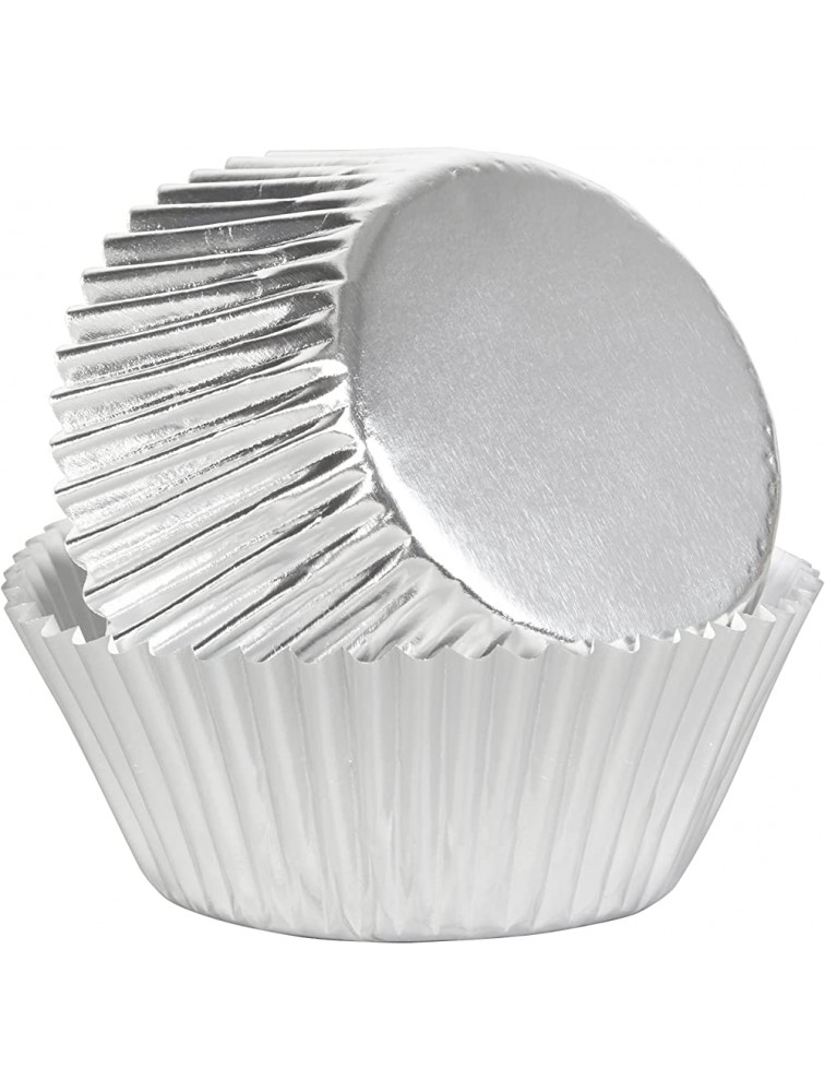 Wilton BAKECUPS SILVER FOIL 24CT 2 inches - BGH61ZHVM