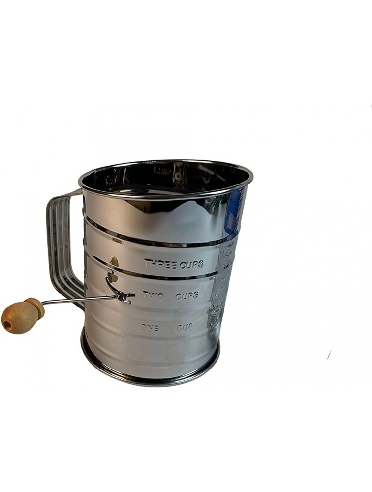 3 Cup Stainless Steel Flour Sifter - BLXOPDCQL