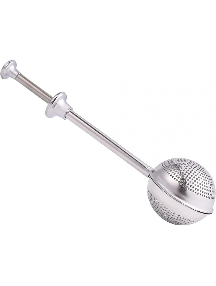 Dusting Wand with Spring-Operated Handle Stainless Dusting Wand for Baking Small Hole Tea Leak Powdered Sugar Shaker Duster Sifter - BYHX7ERJU