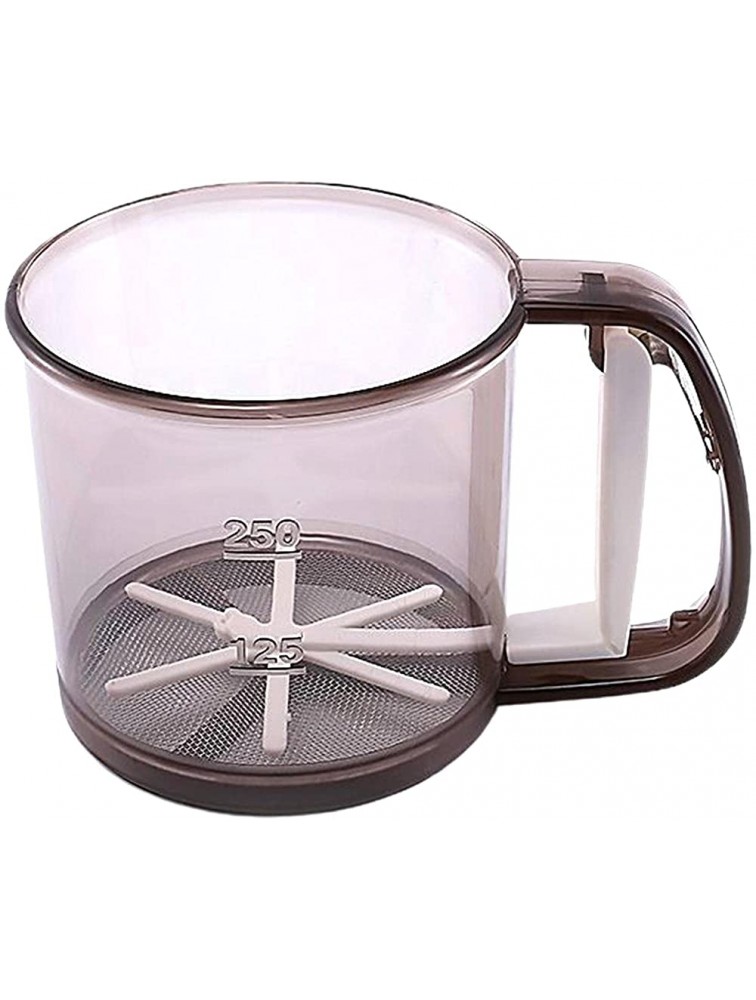 Flour Sifter Stainless Steel Flour Sifter Home Kitchen Fine Mesh Fine Kitchen Cooking Sifter for Baking Pastry Baking Kitchen Utensil Fine Kitchen Cooking - BLI2RMUFX
