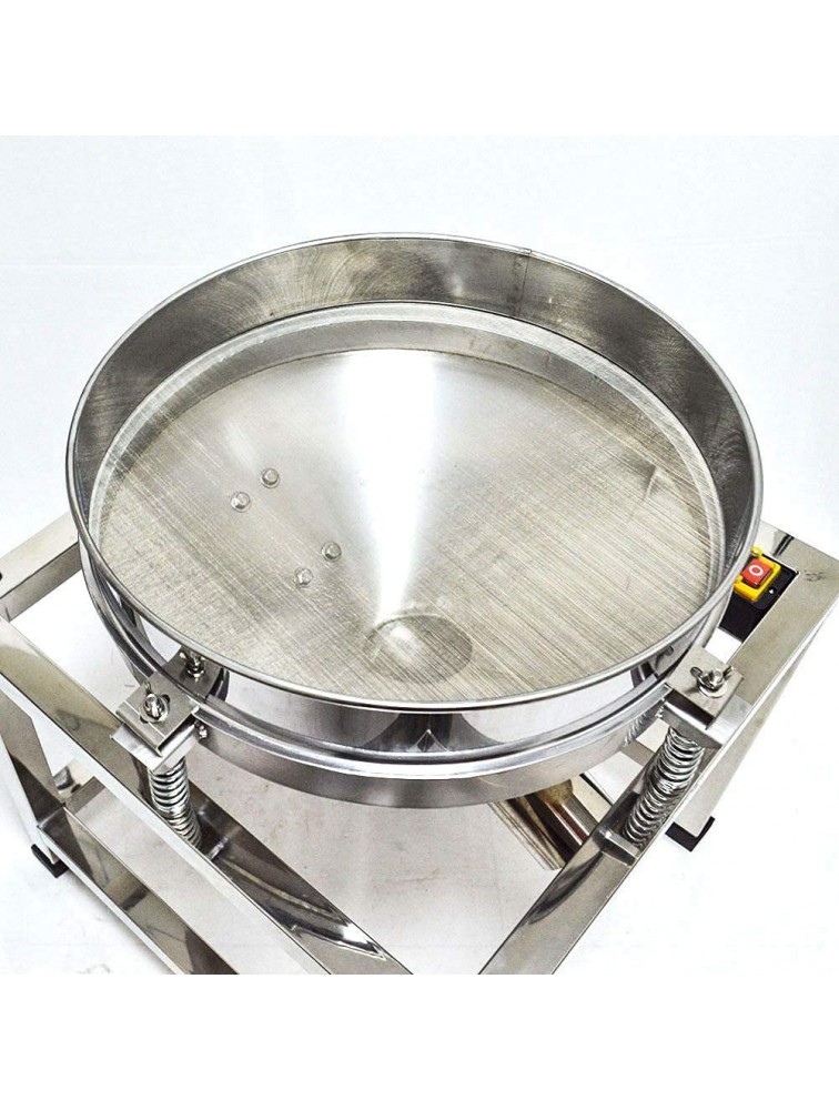 Taishi Commercial Automatic Electric Sifter Shaker Machine,Vibrating Flour Sifter with 19.6 80 Mesh Sieve Screen for Baking Powder Grain Particles Food Industrial Processing 110V 80W - B9I1DM1WL