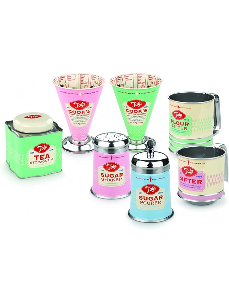Tala Mini Sifter with Stainless Steel Mesh Pink Cream Red - BCRG3N8TI