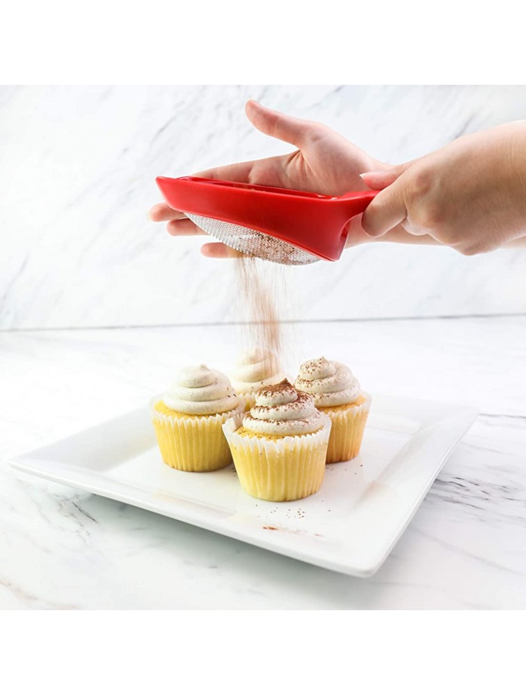 Tovolo 1 Cup Scoop & Sift Ergonomic Design Easy Scooping Dishwasher Safe - BZVCAKYEO