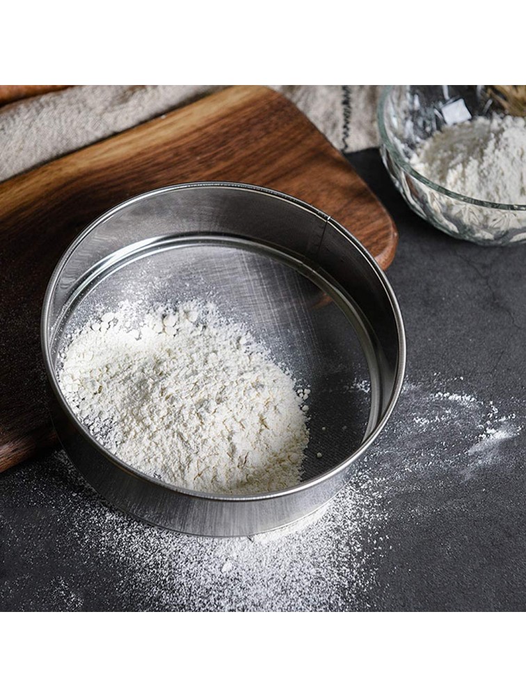 Xdodnev Stainless Steel Fine Mesh Oil Strainer Flour Colander Sifter Sieve Cake Baking Cooking Kitchen Tool - BGHB8AN95