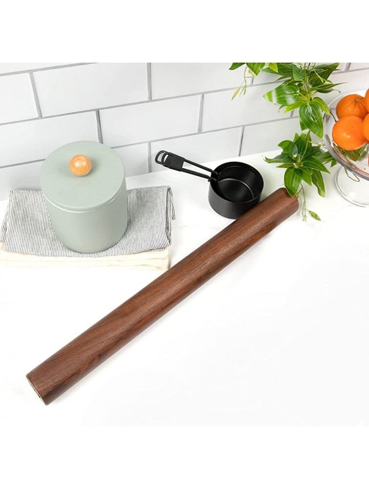 12 Walnut Solid Wood Handmade Amish Rolling Pin by ArborDown! 100% Made in the USA - BCVN6B1I6