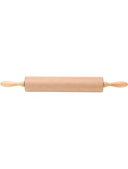 Ateco 15300 Professional Rolling Pin 15-Inch Barrel Made of Solid Rock Maple Made in the USA - BP3PUKQNF