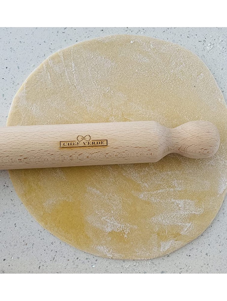 Chef Verde Mattarello Long Pasta Rolling Pin Made in Italy Beechwood 60cm - BH98N1ICG