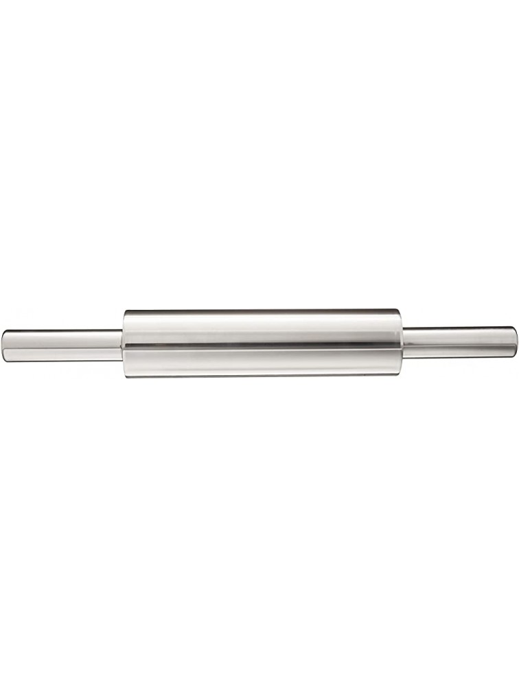 Fox Run Stainless Steel Rolling Pin 18.5 x 2.6 x 2.8 inches Metallic - BCAIXXTVE