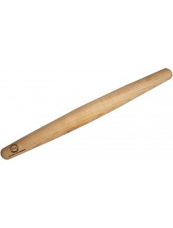 Sugar Maple French Style Rolling Pin: Tapered Solid Wood Design. Hand Crafted in the USA. By Top Notch Kitchenware! - B2SSDNWVA