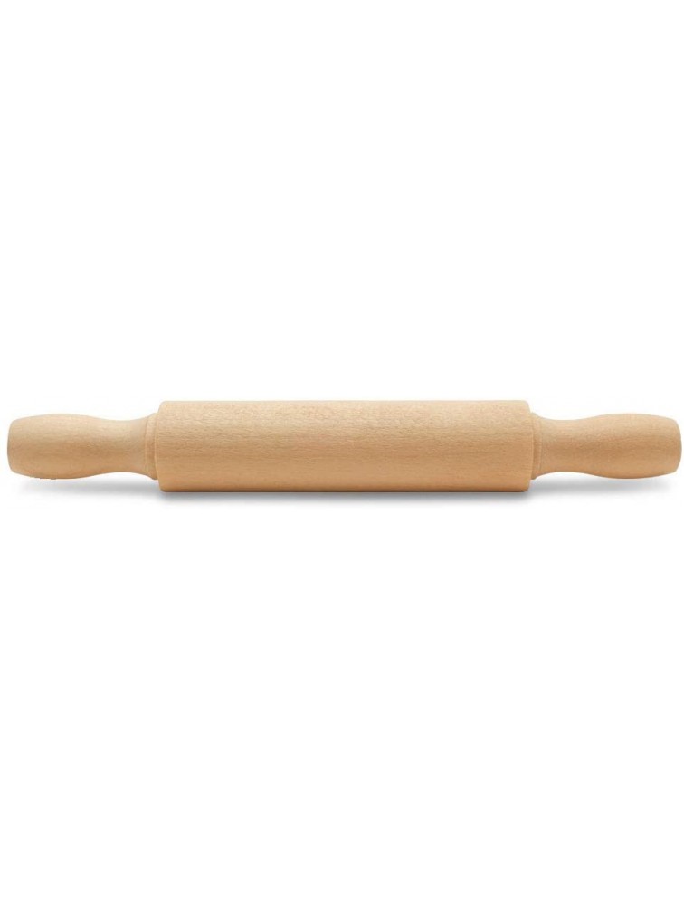 Wooden Mini Rolling Pin 5 Inches Long Pack of 6 Great for Children in The Kitchen Play-doh Crafting and Imaginative Play by Woodpeckers - BIDBJP823