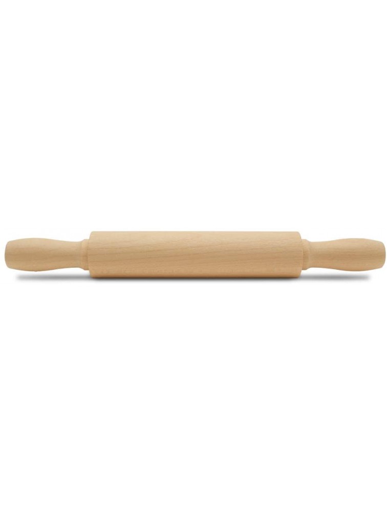 Wooden Mini Rolling Pin 7 Inches Long Pack of 25 Perfect for Fondant Pasta Children in The Kitchen Play-doh Crafting and Imaginative Play by Woodpeckers - B88E1S284