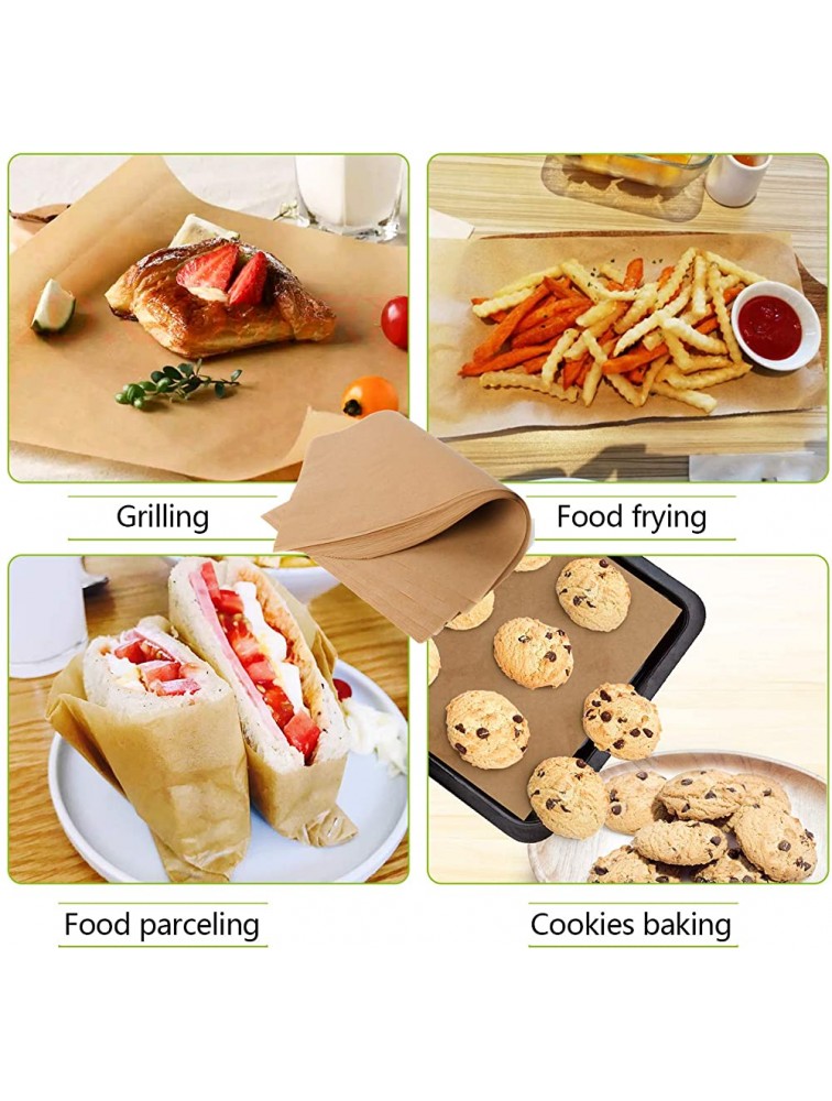 300 Pcs Parchment Paper Sheets for Baking 8x12 Inches Unbleached Parchment Paper Precut Parchment Paper for Baking Cookies Frying Air Fryer Cooking Grilling Rack Oven - BE7DNKQZ0