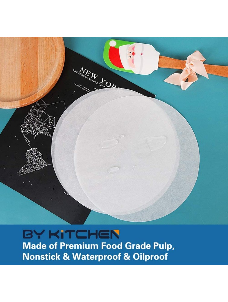 9 Inch Round Parchment Paper Set of 200 Non Stick Baking Parchment Circles Round Baking Paper for Springform Pan Toaster Oven Tortilla Press and More（4.5 5.5 6 7 8 10 12in Available） - BJEUH5C7J
