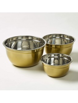 Hoan Mixing Bowls 3 piece Gold - BOKV49BNZ