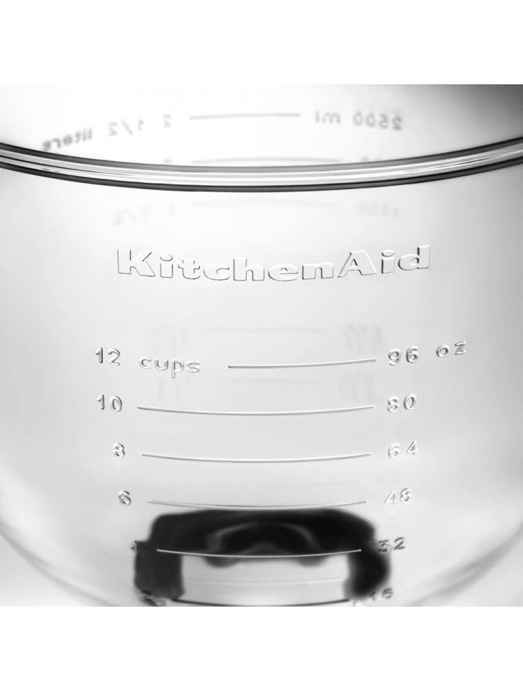 KitchenAid 5-Qt. Tilt-Head Glass Bowl with Measurement Markings & Lid - BXUGQCWW8