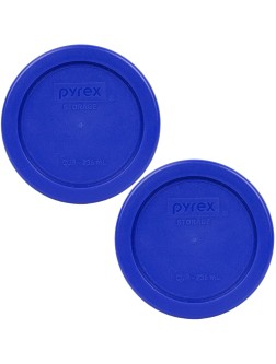 Pyrex 7202-PC 1 Cup Cadet Blue Plastic Replacement Lids 2 Pack - BC4FKEQ50
