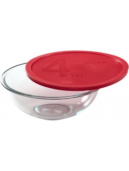 Pyrex Smart Essentials 4-Quart Glass Mixing Bowl - BXDHD6C7H