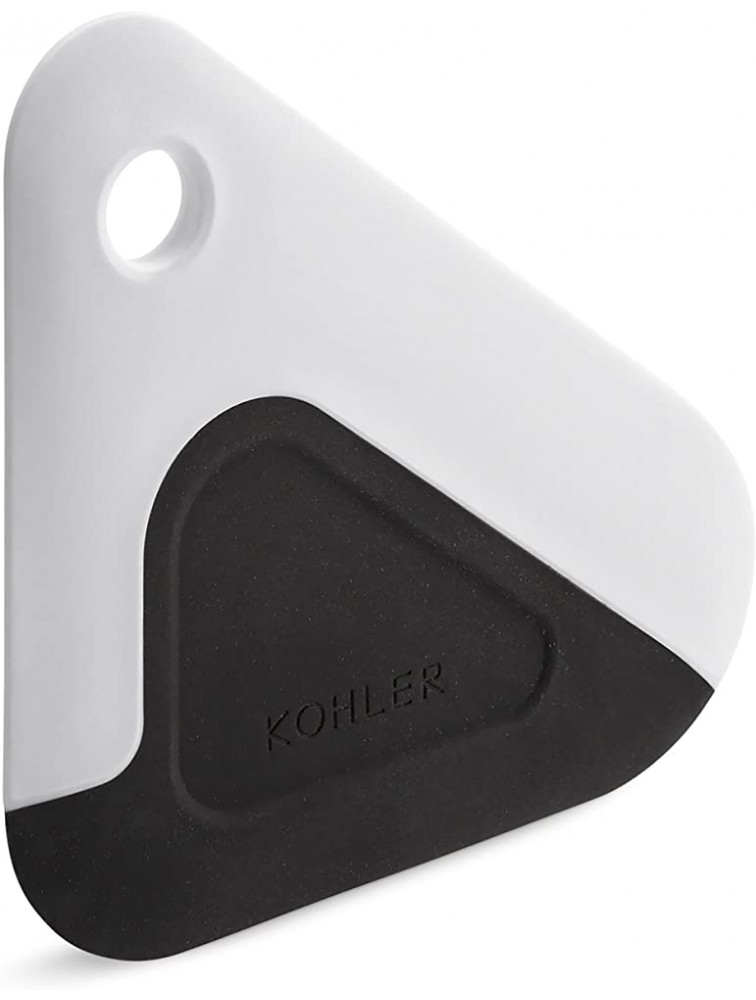 KOHLER Kitchen Pot and Pan Dish Scraper Silicone and Nylon Heat Resistant White and Charcoal - BBGDZEQSM