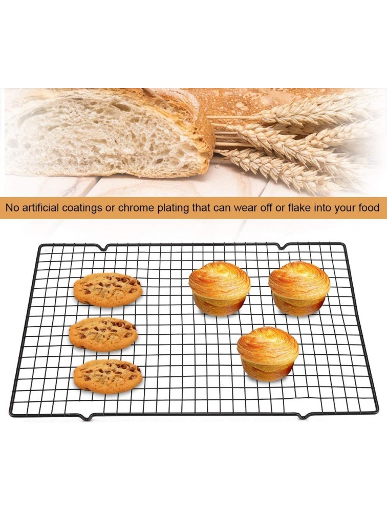 Baking Rack 15.94 x 9.84 x 0.59 Inch Cooling Rack Grill Tray Stainless Steel Material Cooking Grill Tray for Baking Cake Biscuit - BZTAL2RUS