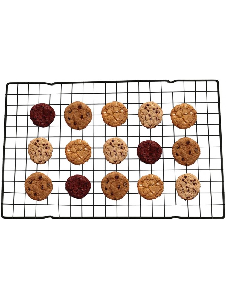 Baking Rack Cooling Rack,Cool Cookies Cakes Breads Size 16inch x 10inch -Heavy Duty Commercial Quality Wire Rack 4 pack - BMDJK0GGN