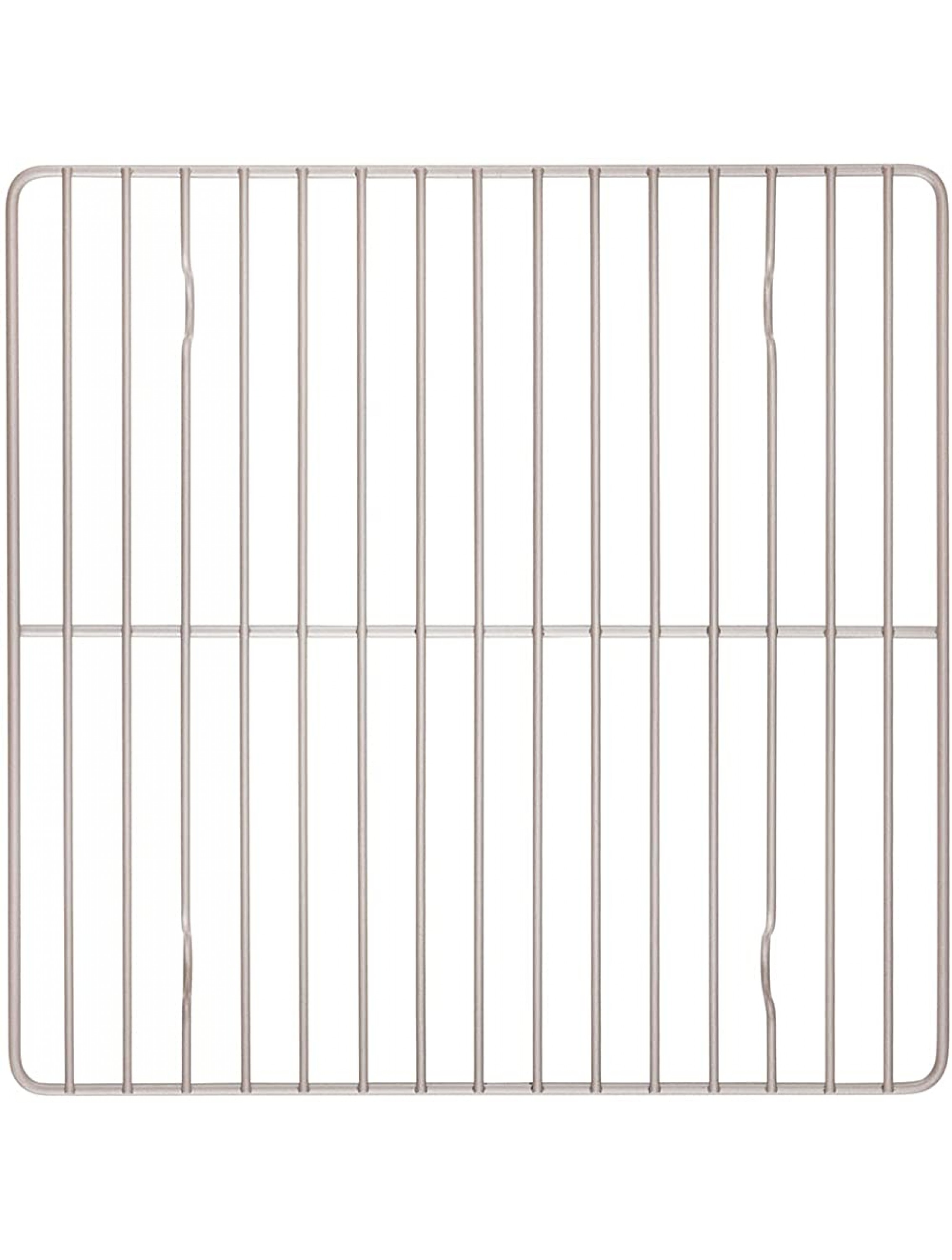 CHEFMADE Baking and Cooling Rack 10.8-Inch Non-Stick Square Wire Rack for Oven Baking Champagne Gold - BGUG28LSC