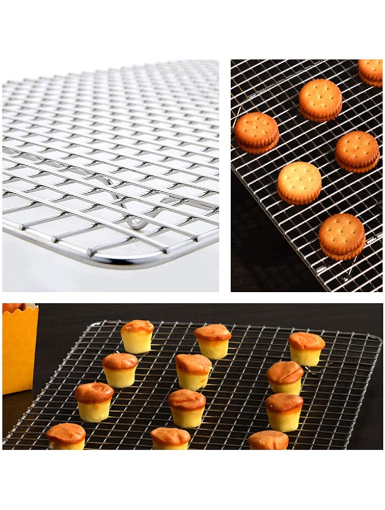 Cooling Rack Kmeivol Baking Rack Stainless Steel Wire Rack 11.5 x 15 inches Roasting Rack Oven and Dishwasher Safe Cooling Racks for Home Party Store Cooking Roasting Grilling - BFST7MYQ2