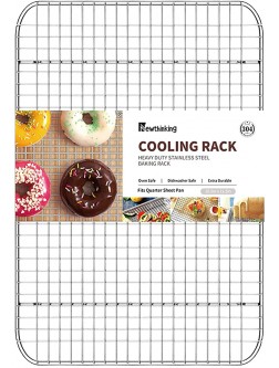 Newthinking Cooling Rack Stainless Steel Wire Cooling Rack for Baking 11.5" x 16.5" Oven Safe Grid Wire Racks for Cooking & Baking - BZAGBQXMK