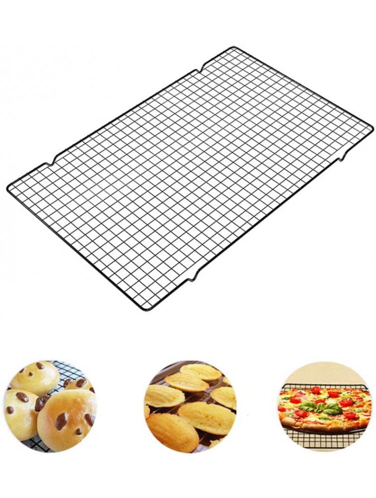 Nonstick Metal Cake Cooling Rack Sheet Rust Proof Rack Grid Net Baking Tools Thick Wire Grid 10x16 - BSIFFFXQR