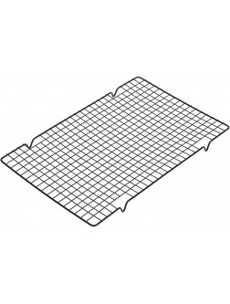 Nonstick Metal Cake Cooling Rack Sheet Rust Proof Rack Grid Net Baking Tools Thick Wire Grid 10"x16" - BSIFFFXQR