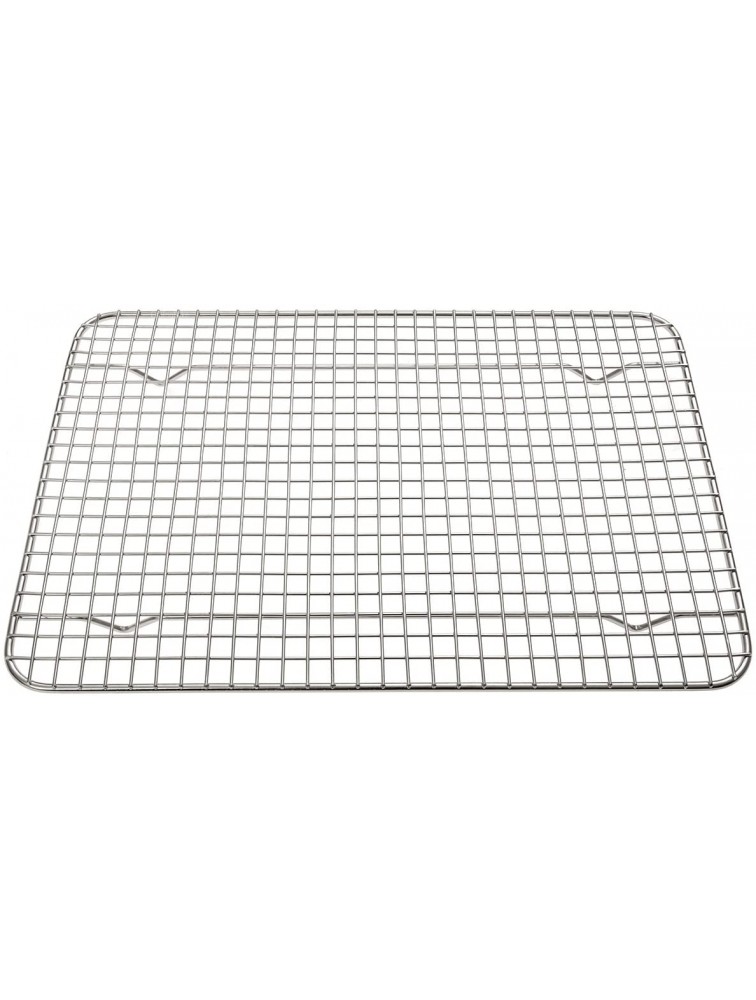 Stainless Steel Cooling Rack fits Quarter Sheet Baking Pan Oven Safe Rust-Resistant Heavy Duty 8.5 x 12 - BZDJ88A2K