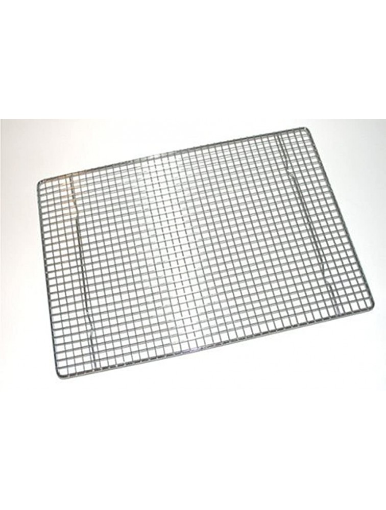 TAPBULL Professional Cross Wire Cooling Rack Half Sheet Pan Grate-16-1 2 x 12 Drip Screen Set of 2 16-1 2 x 12 Silver Silver - B1PC75UJM